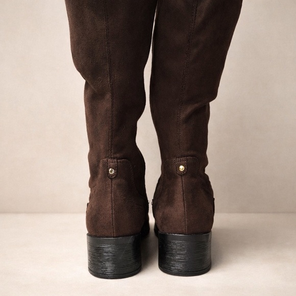 Kenneth Cole Stanford Brown Leather Boots Women’s Size 8.5 New In Box - Picture 2 of 4